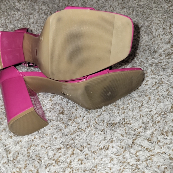 Worthington Fuchsia and A New Day Snake Print Heels - Picture 9 of 12